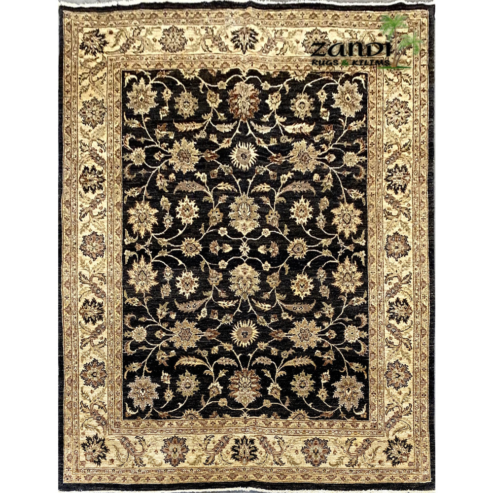 Hand knotted Pakistani modern design rug size 8'6''x9'5'' RR10332