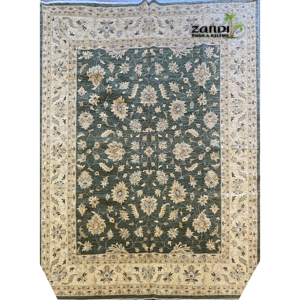Hand knotted Pakistani Floral design rug size 9'0''x12'0'' RR10148