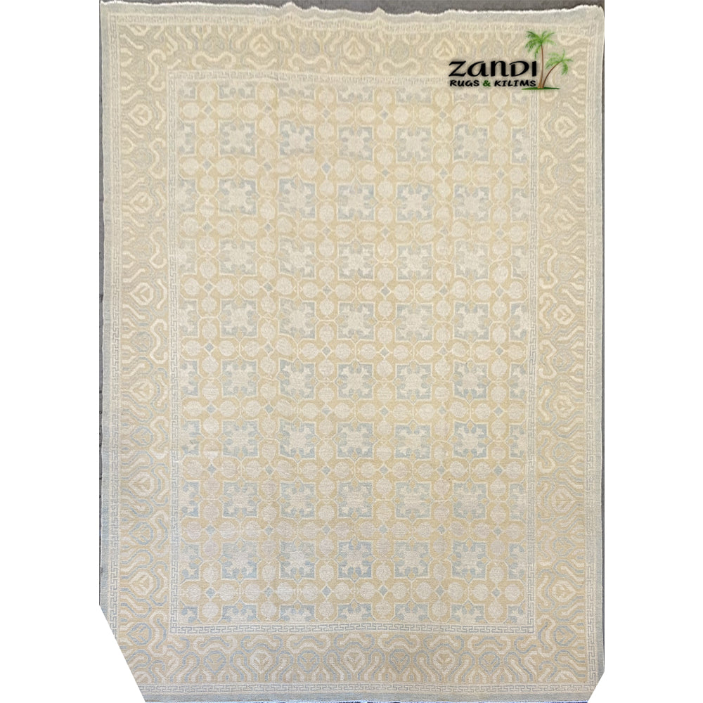 Hand knotted Turkman Khotan design rug size 9'0''x12'3'' RR10165