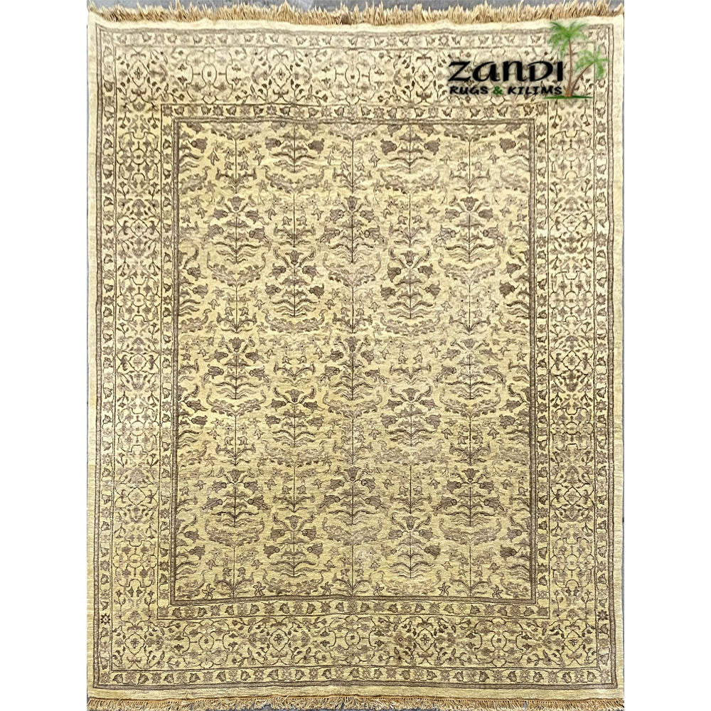 Hand knotted Pakistani design rug size 10'4''x8'9'' RR10177