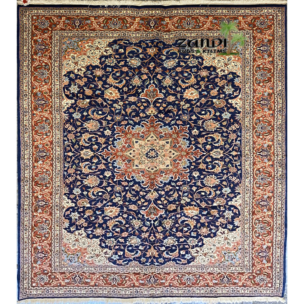 Hand knotted Persian Zabol Fine design rug size 9'7''x6'6'' RR10415