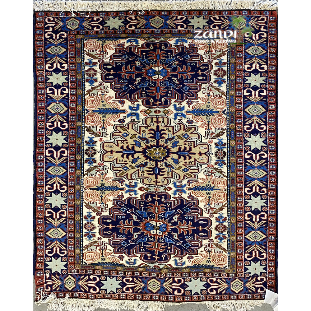 Hand knotted Persian Ardabil design rug size 5'2''x3'7'' RR11588