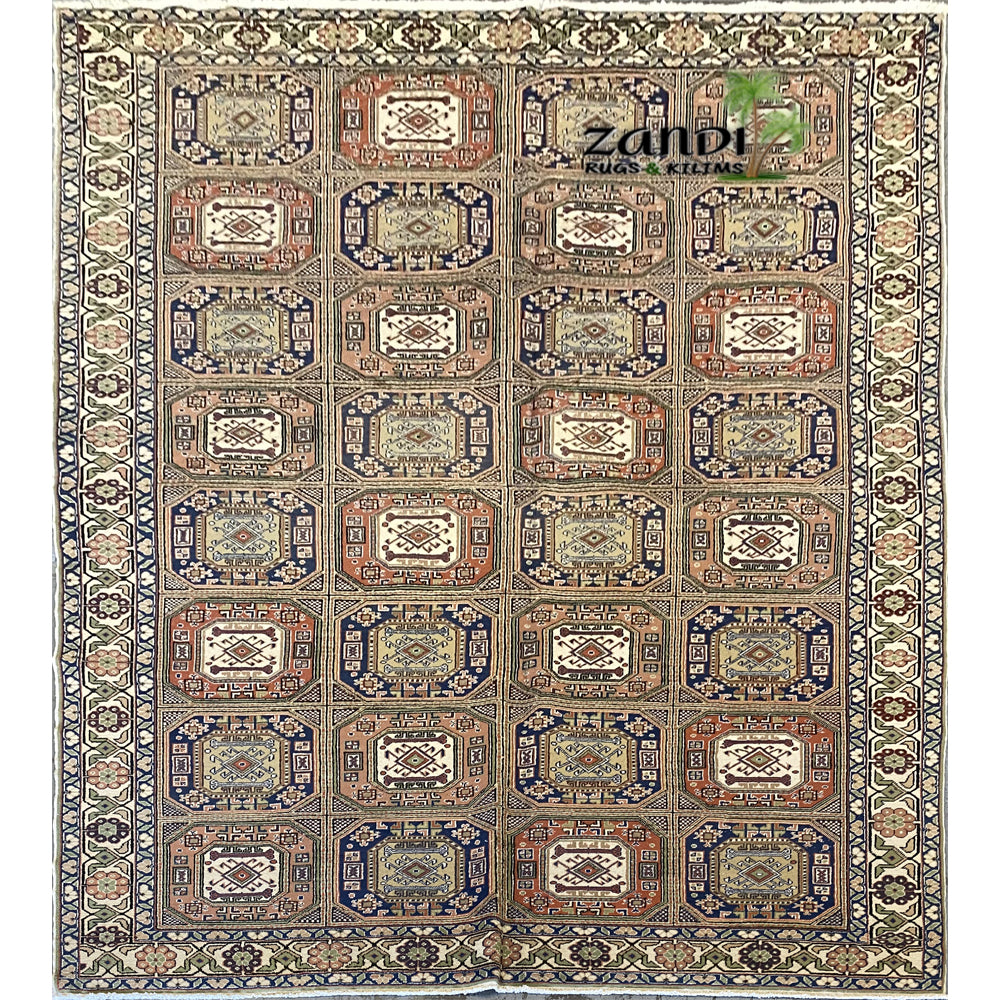 Turkish Hand-Knotted Rug 6'6" x 9'8"