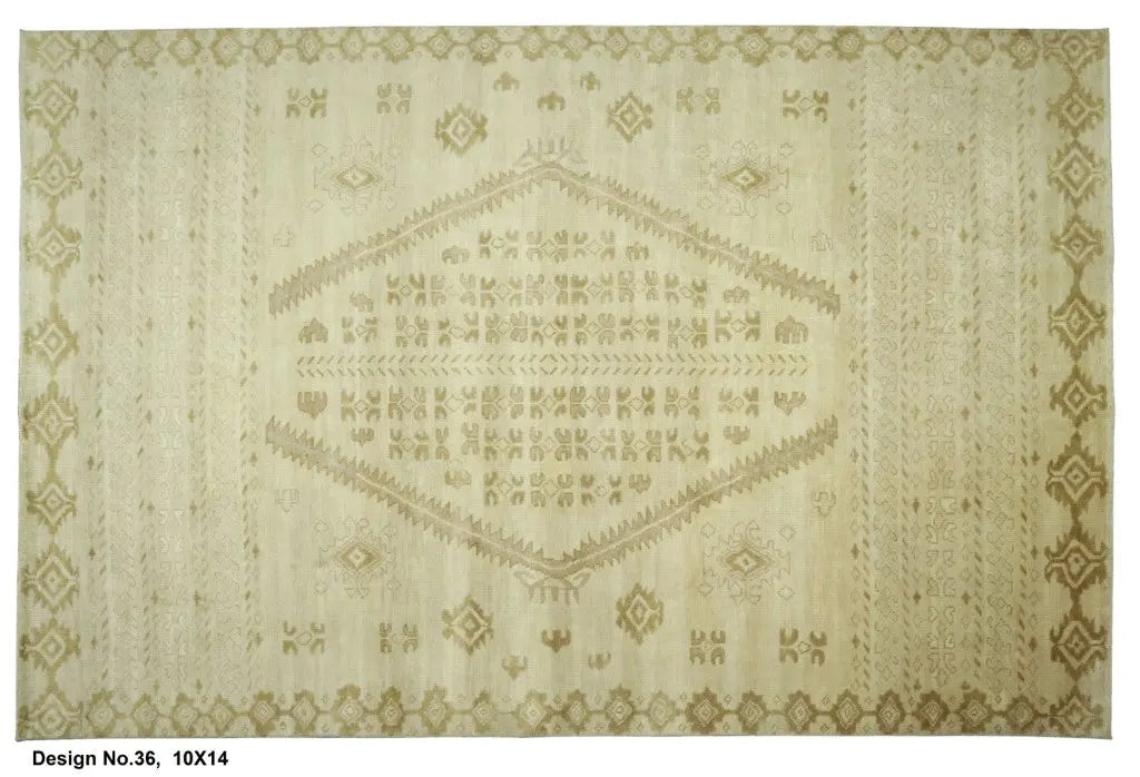 Hand knotted Indian Modern Rug 10'0" x 14'0" ABC Rugs Kilims