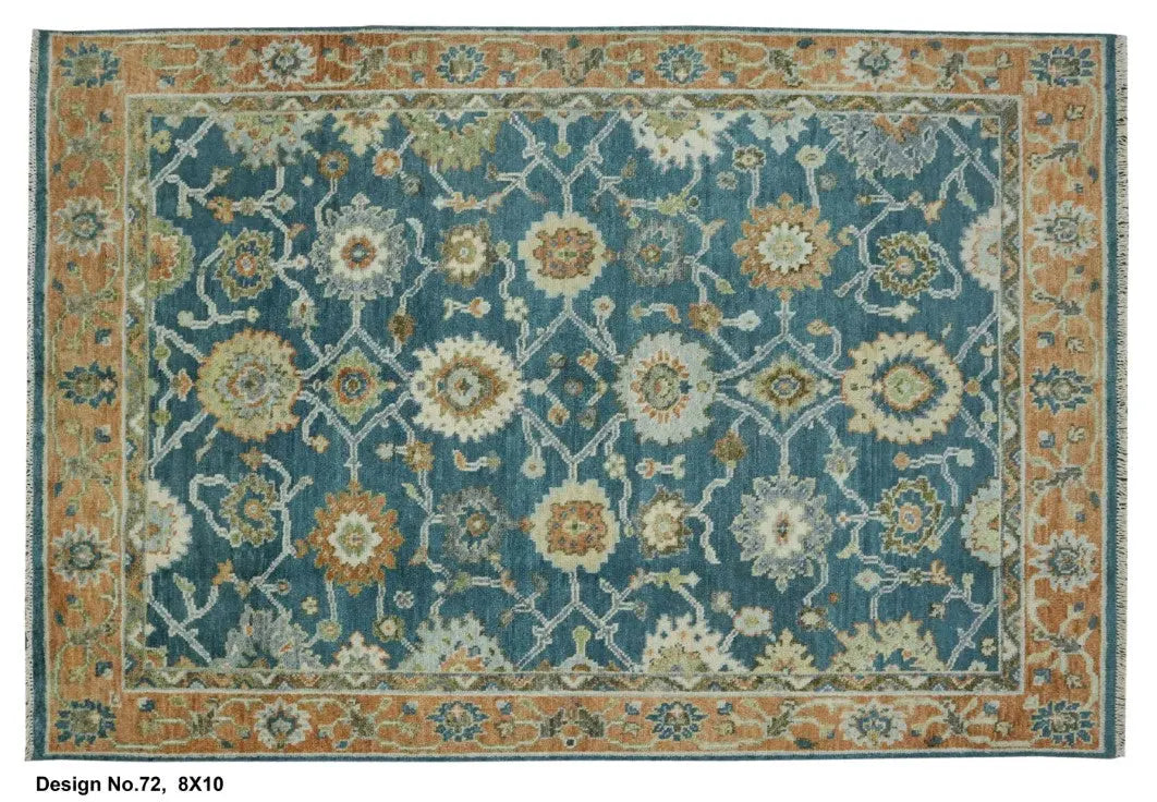 Hand knotted Indian Modern Rug 8'0" x 10'0" ABC Rugs Kilims