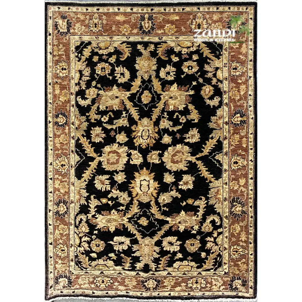 One Of The Kind Afghani Khotan Rug 5'8" x 7'8" zandirugs
