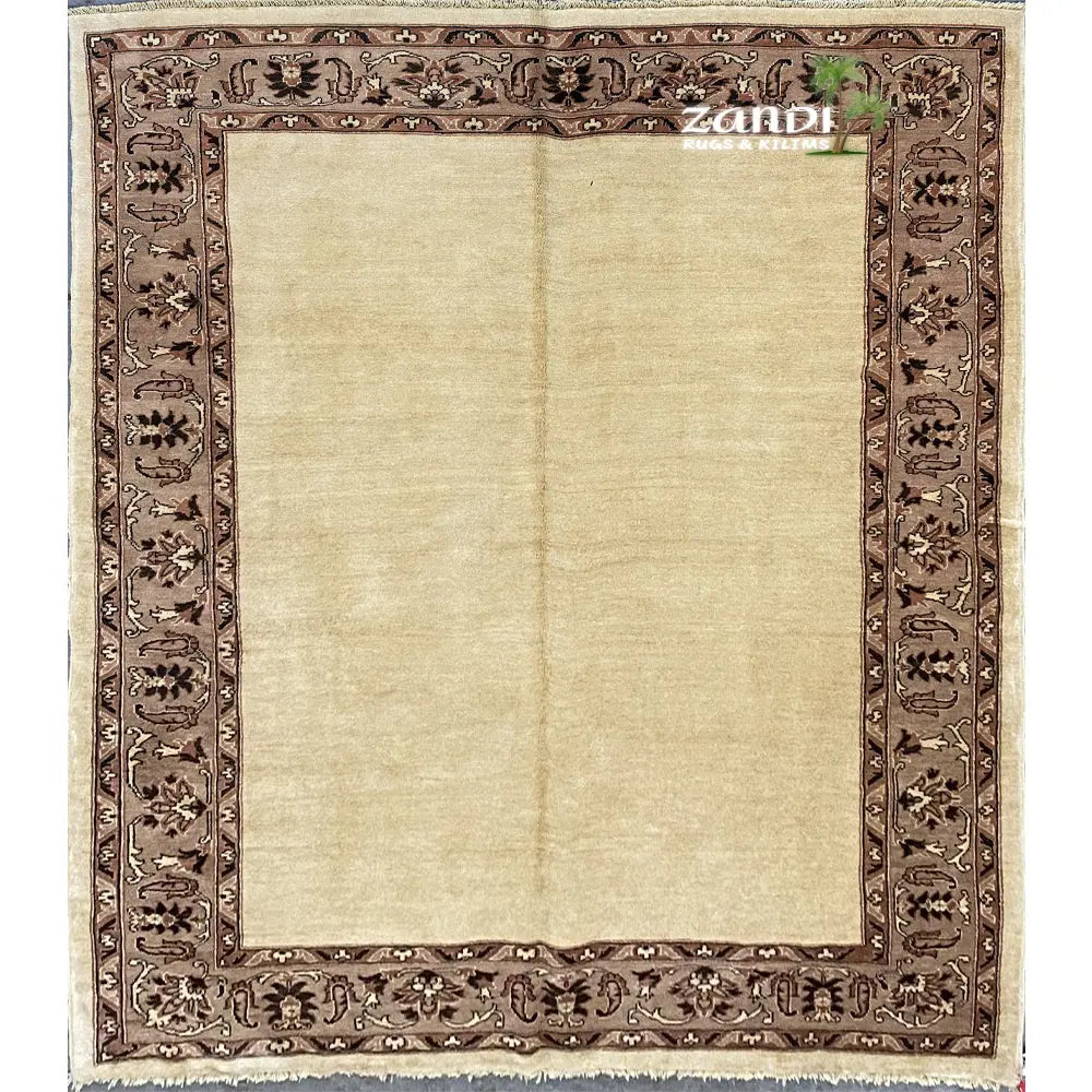 Hand knotted Afghani Oushak design rug size 6'5''x9'10'' RR10172