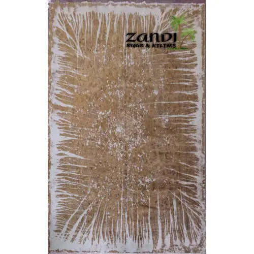 One Of The Kind Hand Knotted Persian Modern Rug  12'1"X9'3" zandirugs