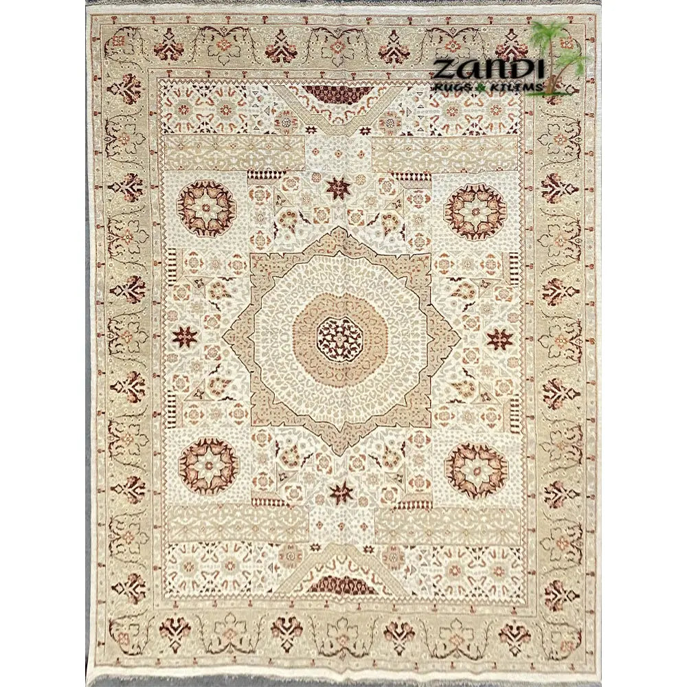 Hand knotted Pakistani Peshawar traditional design rug size 12'0''x8'11'' RR10175