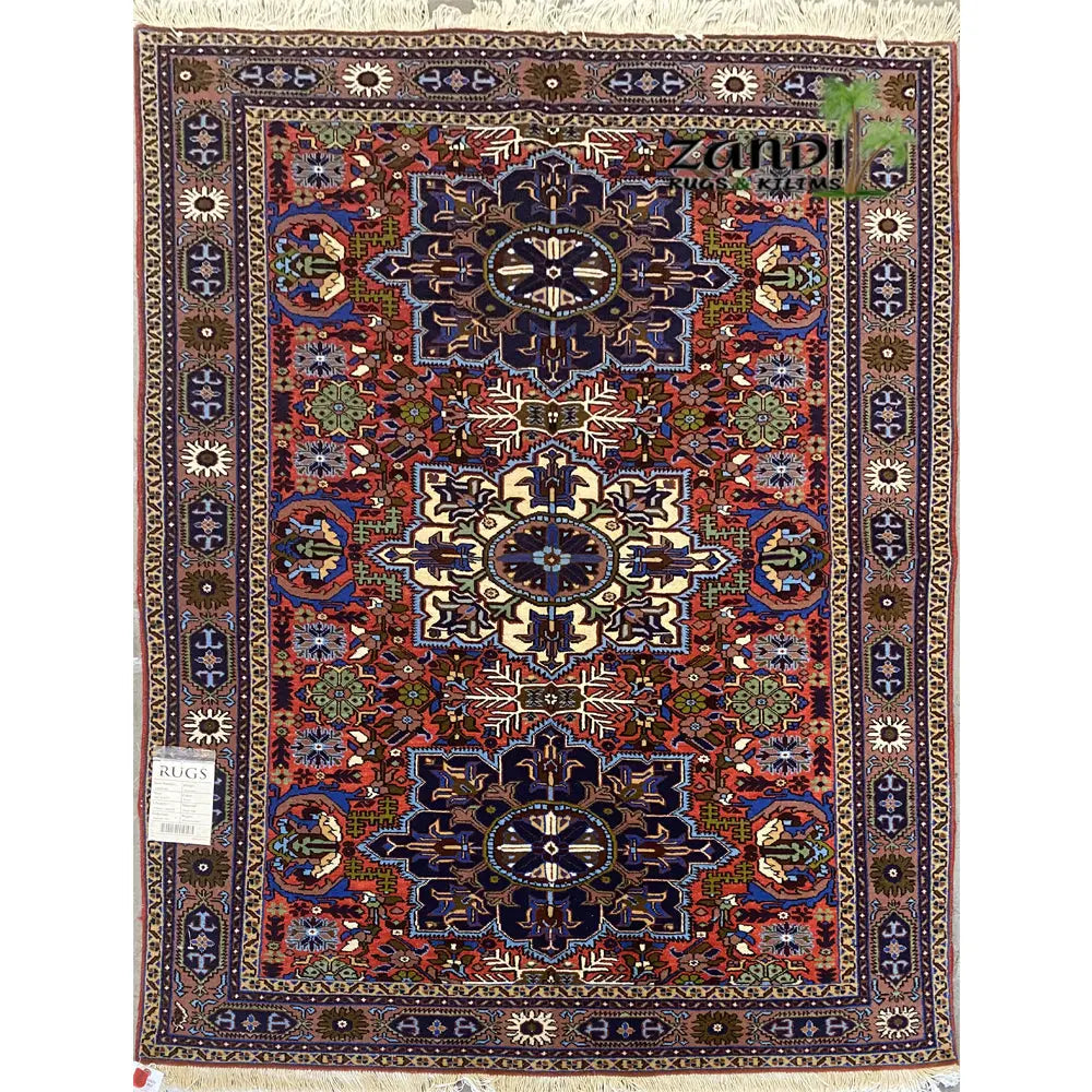 One Of The Kind Persian Ardabil Rug 6'6" x 4'7" zandirugs