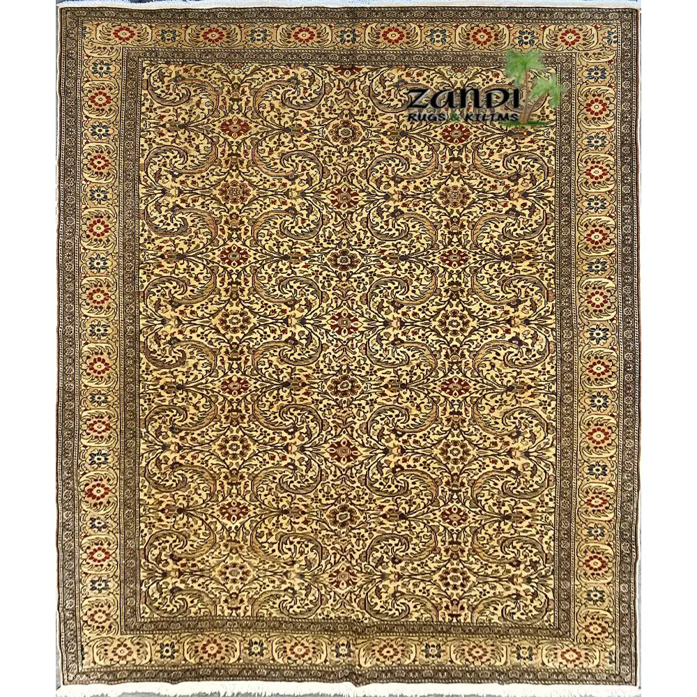 One Of The Kind Turkish Hand-Knotted Rug 6'8" x 9'7" zandirugs