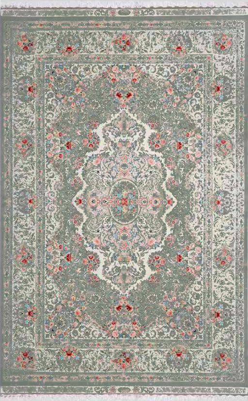 Hand Made Turkish Silk Persian design rugs [Abc-Silk-2003]