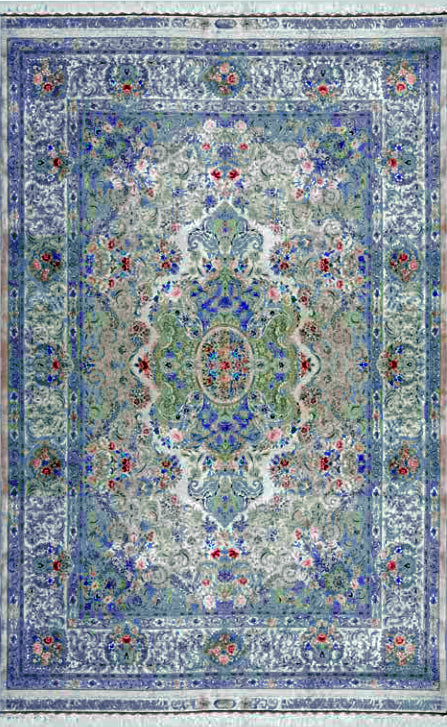 Hand Made Turkish Silk Persian design rugs Abc-Silk-2004